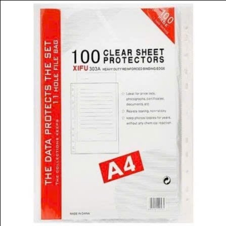 Bìa lỗ sơ mi A4 Xifu