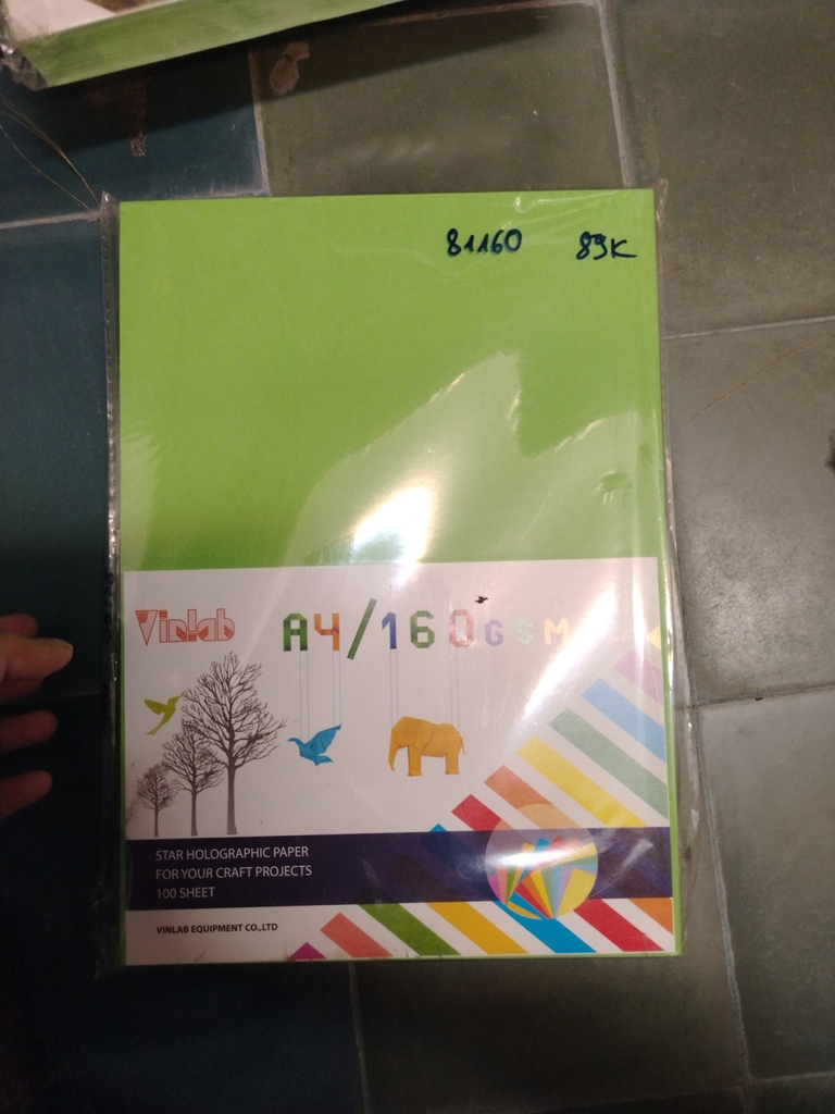 Giấy màu Cứng ĐL160gms