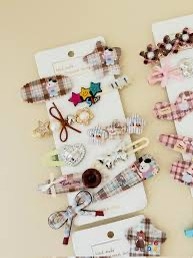 Set kẹp tóc nhựa 10 chi tiết