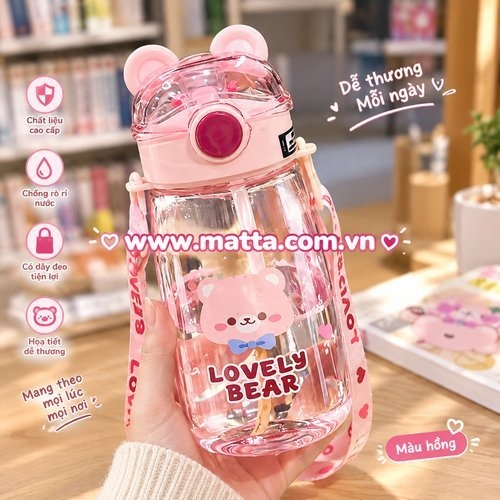 Bình nước nhựa Little Bear 3209