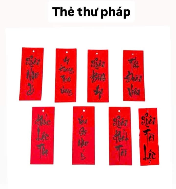 Chữ trang trí tết