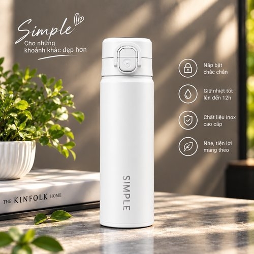 Bình nước giữ nhiệt SIMPLE YY-034