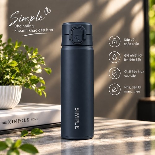 Bình nước giữ nhiệt SIMPLE YY-034