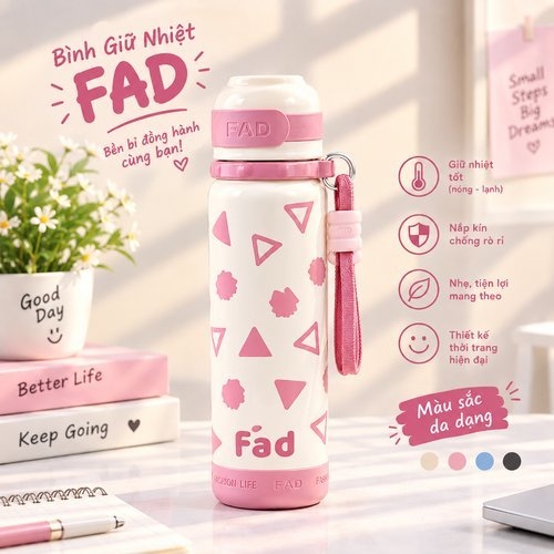 Bình nước inox giữ nhiệt FAD