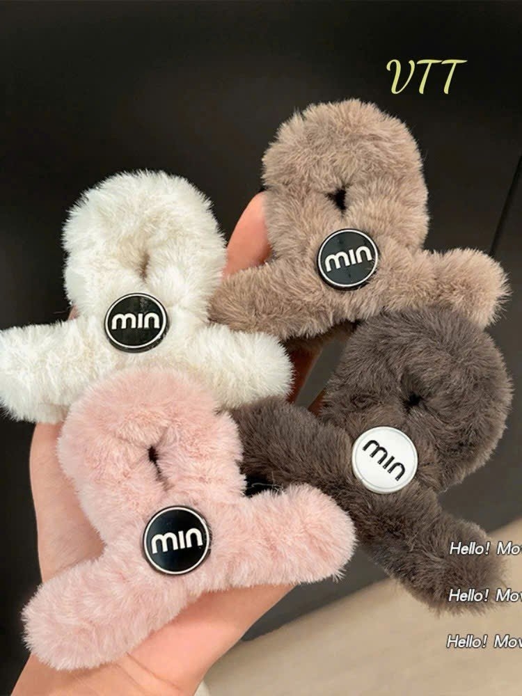 Gắp tóc Lông đính Min