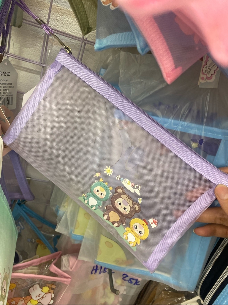Túi lưới dây kéo