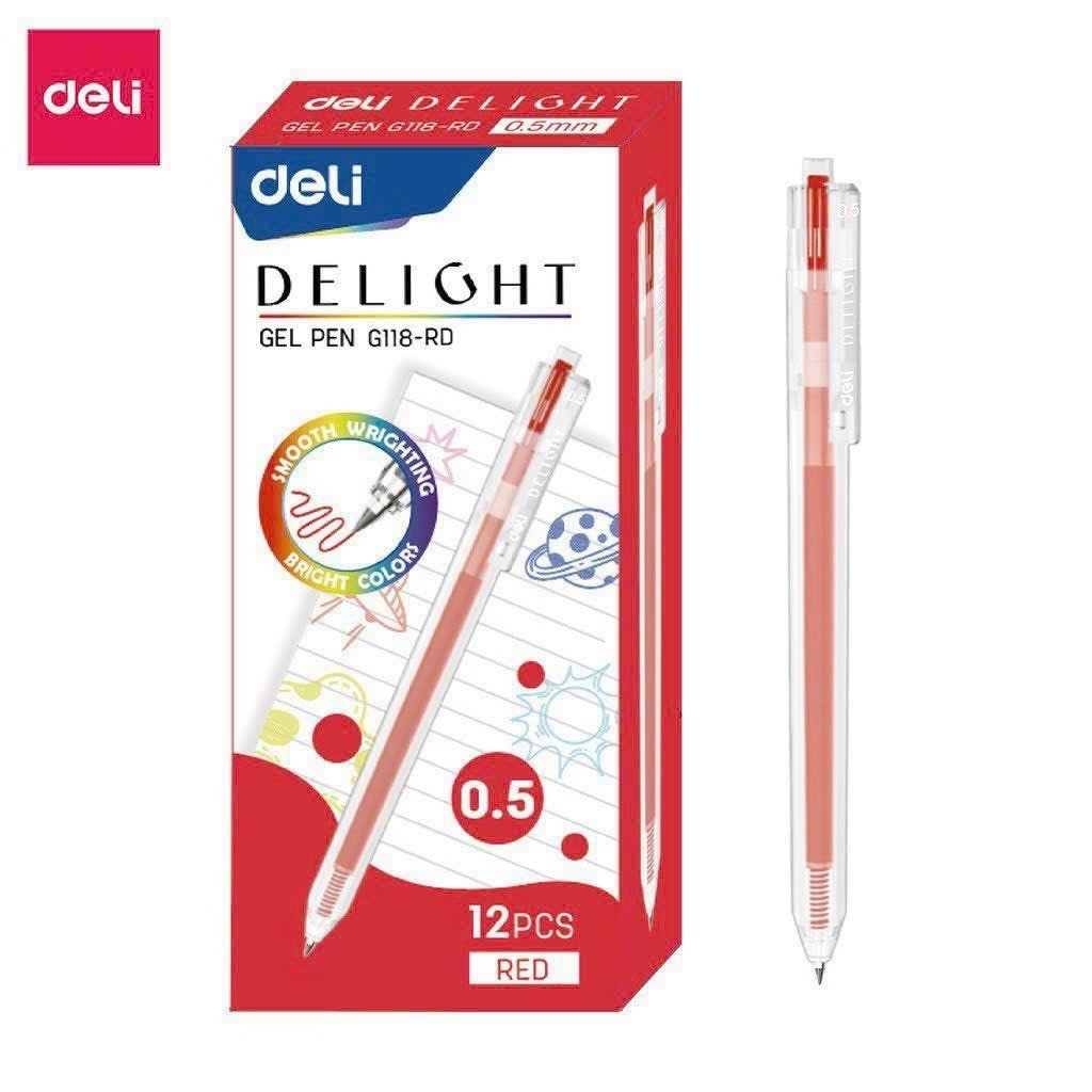 Bút gel deli G118 0.5mm