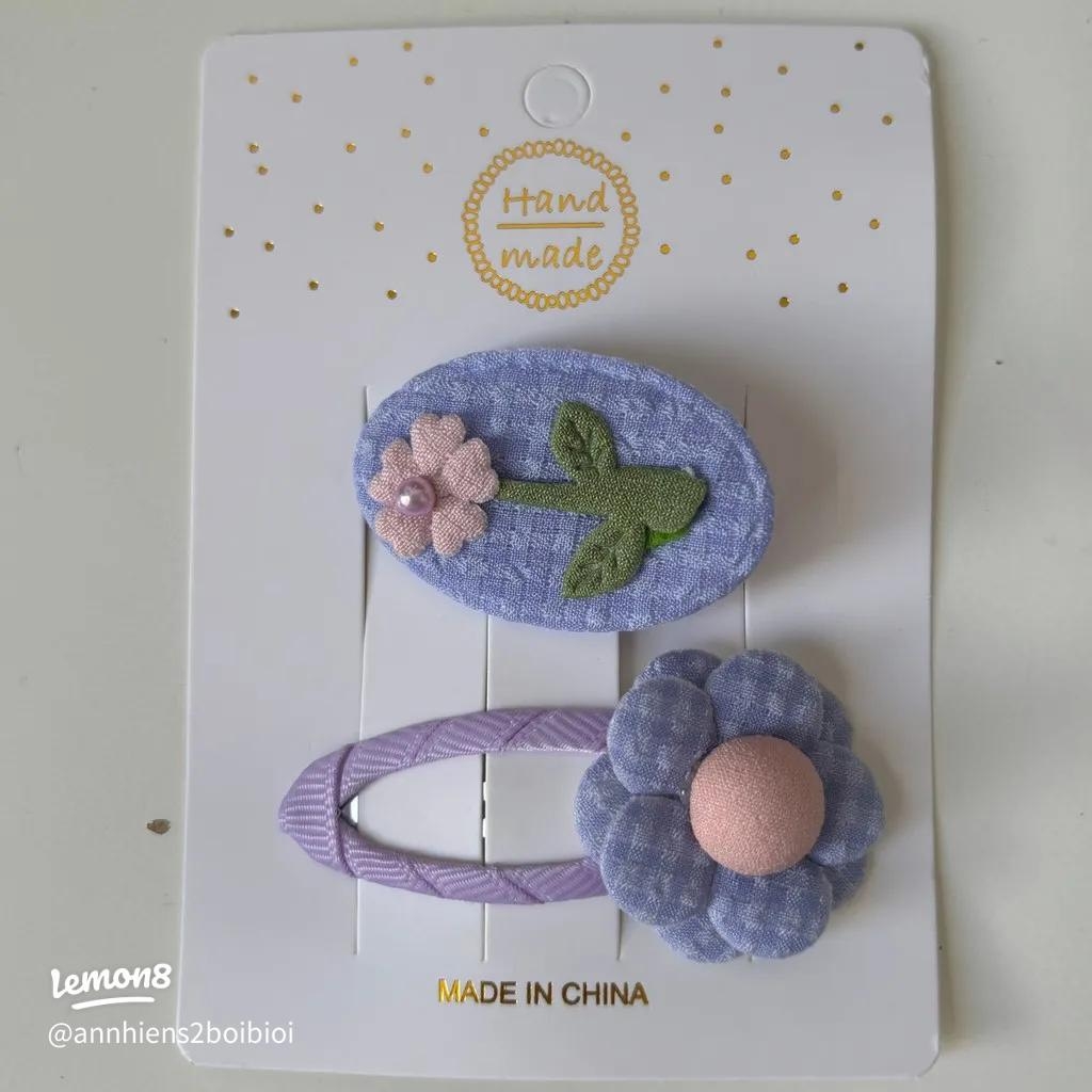 Set kẹp tóc 2 chi tiết hoa