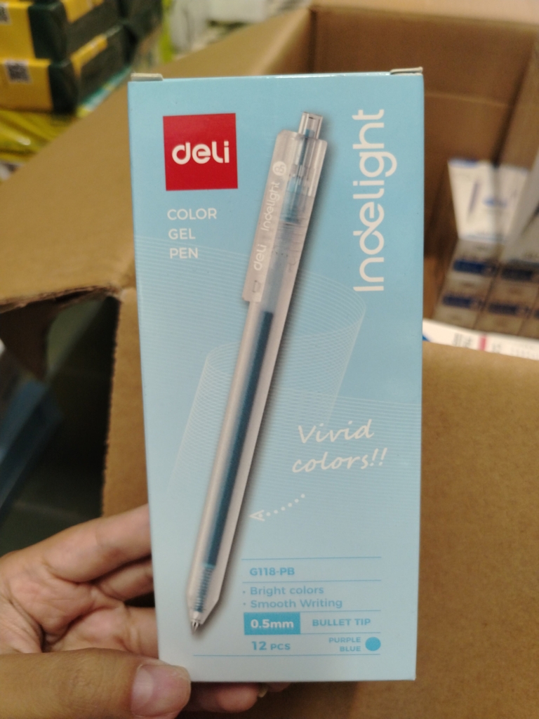 Bút gel deli G118 0.5mm