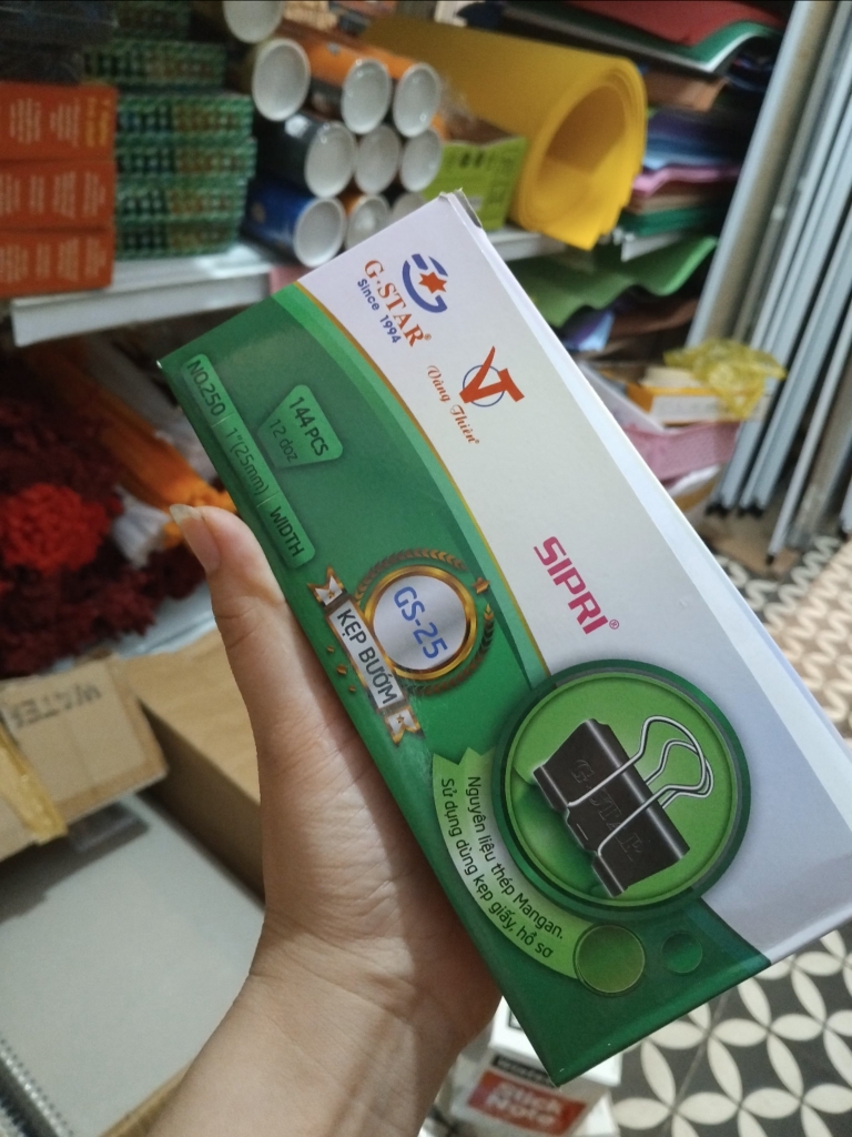 Kẹp bướm đen gstar