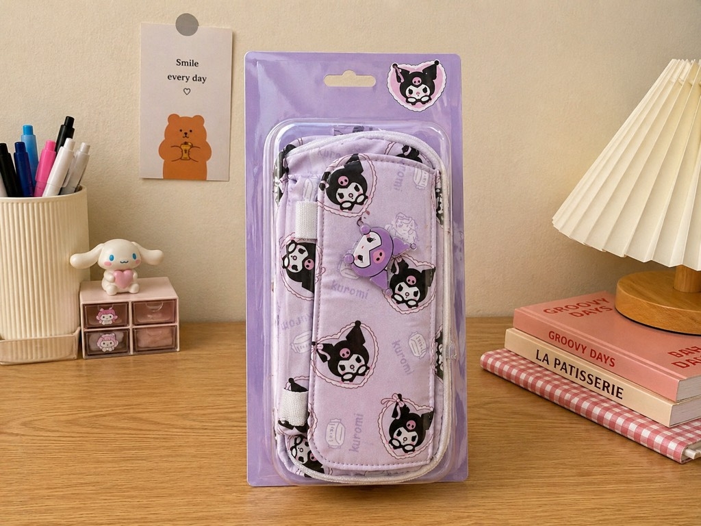 Ví bút hình cute vải dù 888