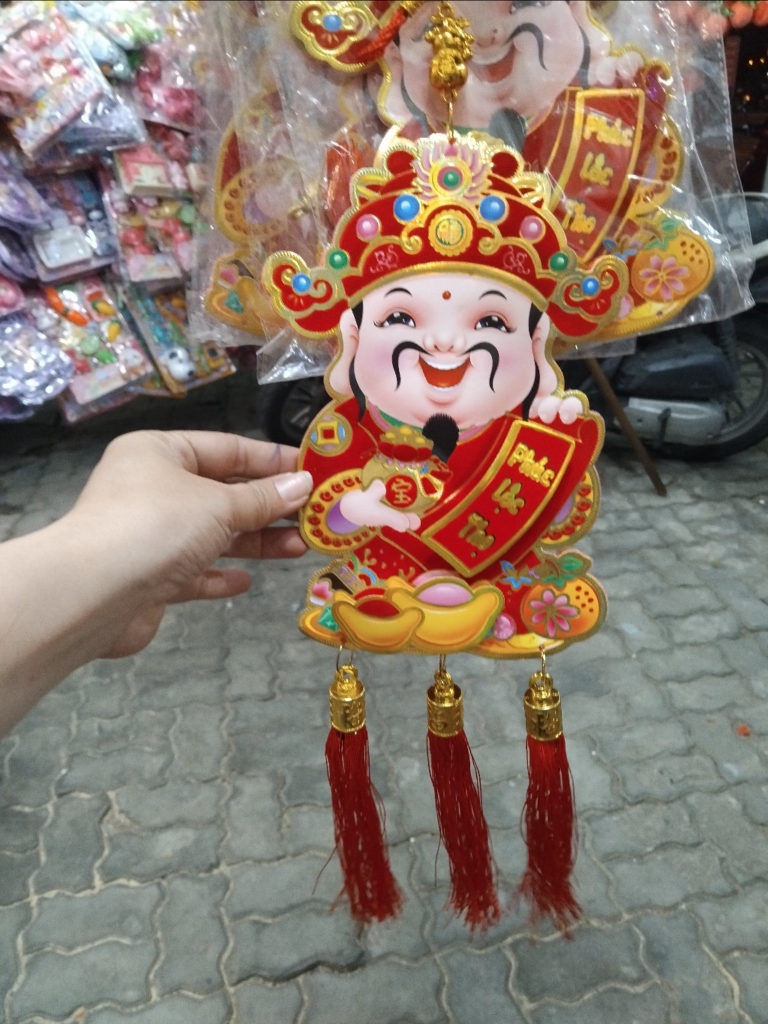 Thần tài trang trí tết