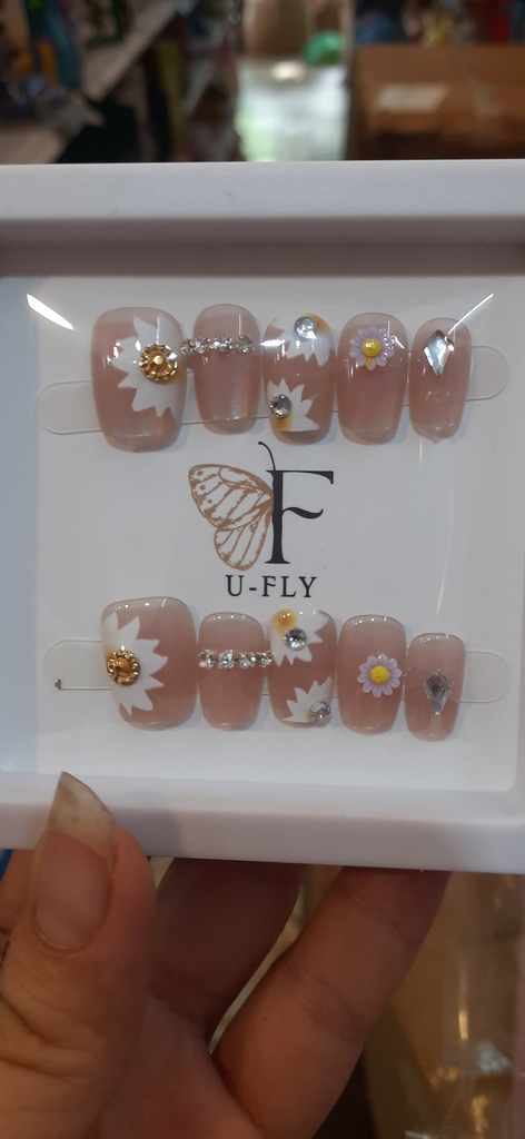 Móng tay giả nail đính đá U-FLY