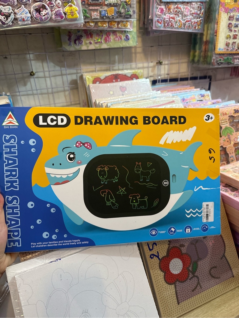 Bảng LCD bấm xoá