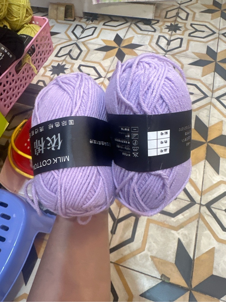 Len Hand made Milk cotton