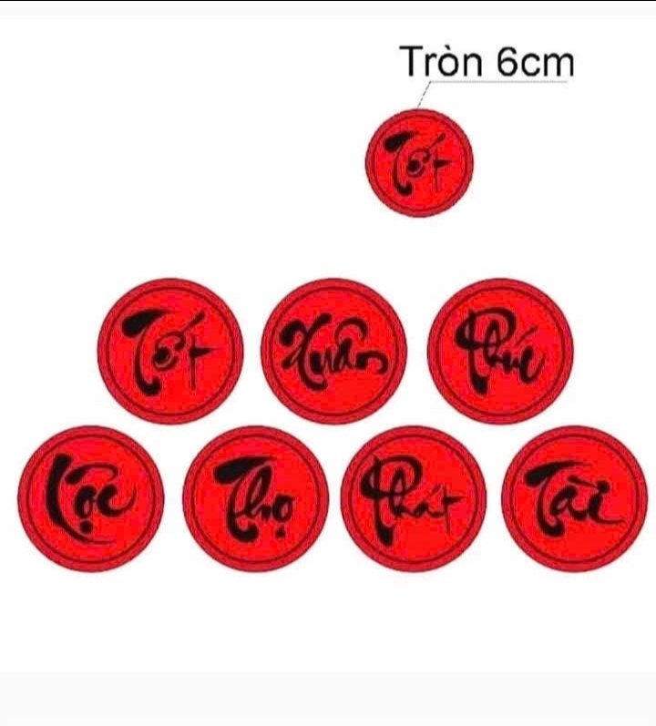 Chữ trang trí tết