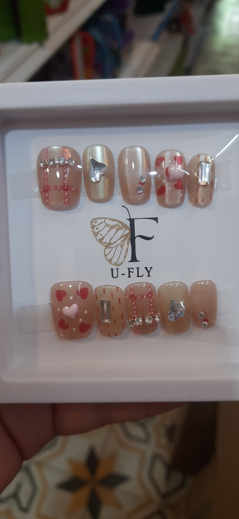 Móng tay giả nail đính đá U-FLY