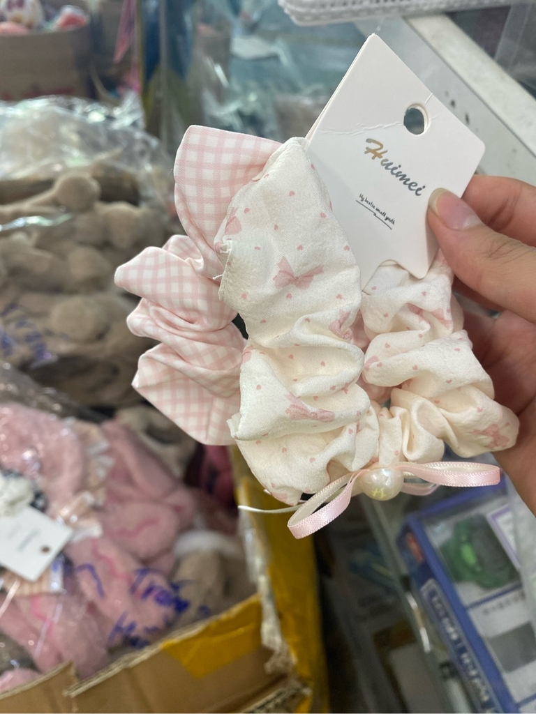Dây cột tóc vải