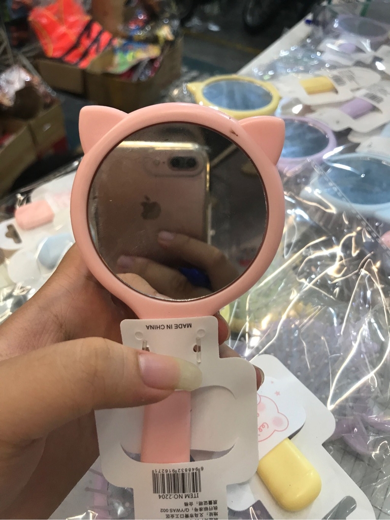 Lược kiểu kèm gương