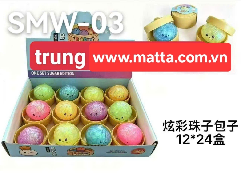 Đồ chơi bánh bao bóp mềm