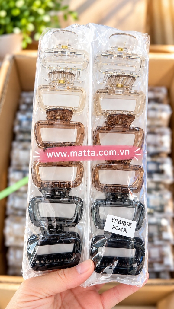 Gắp tóc nhựa