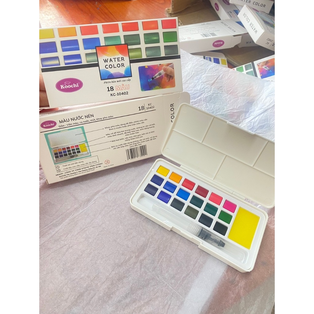 Màu phấn nén cao cấp Koochi
