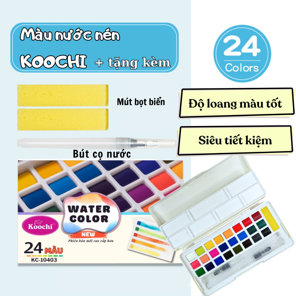 Màu phấn nén cao cấp Koochi