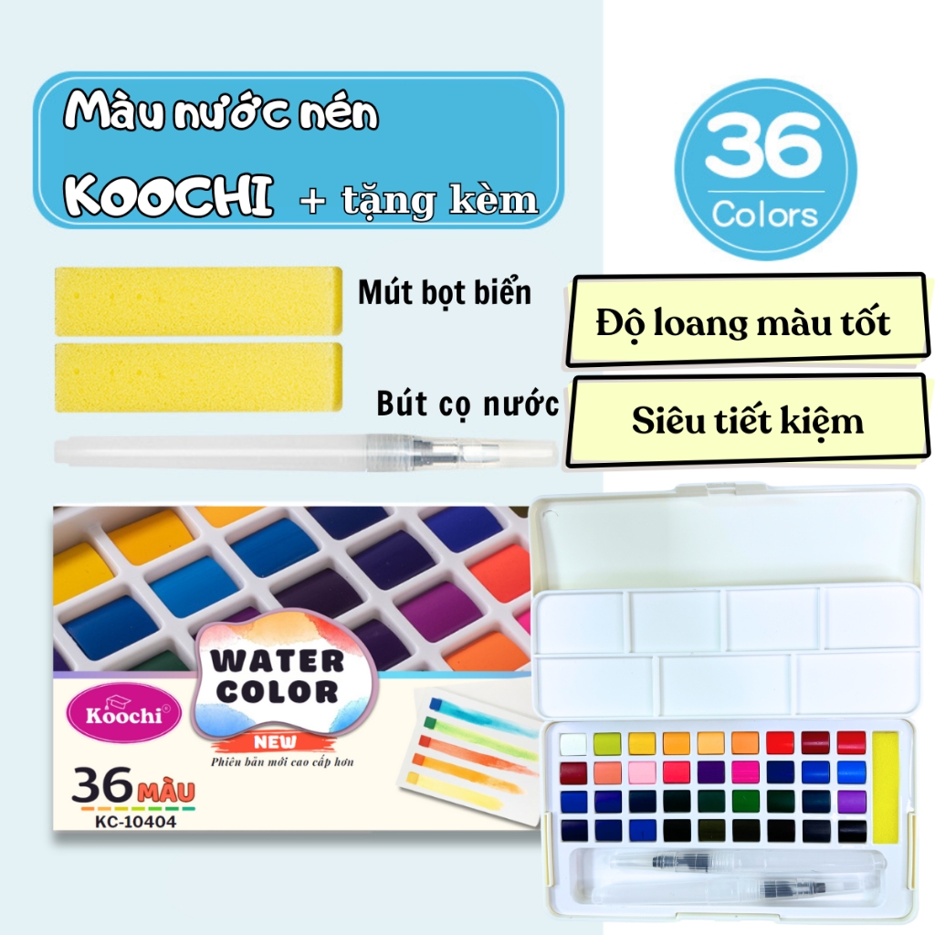 Màu phấn nén cao cấp Koochi