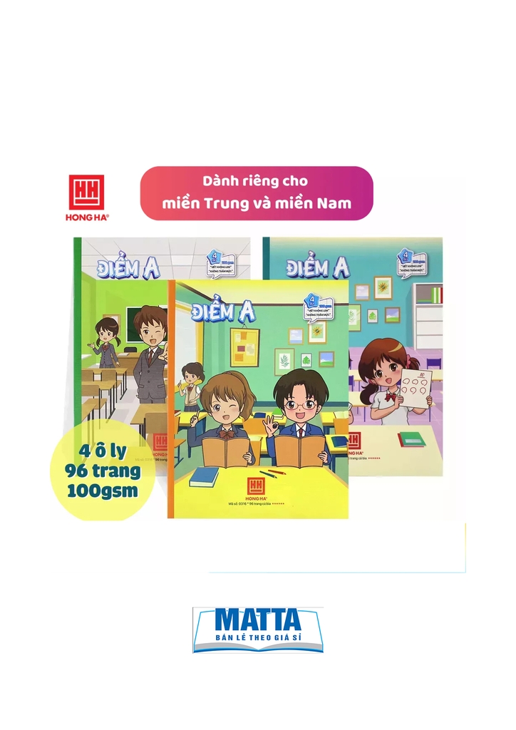 Vở Học Sinh Hồng Hà 96tr