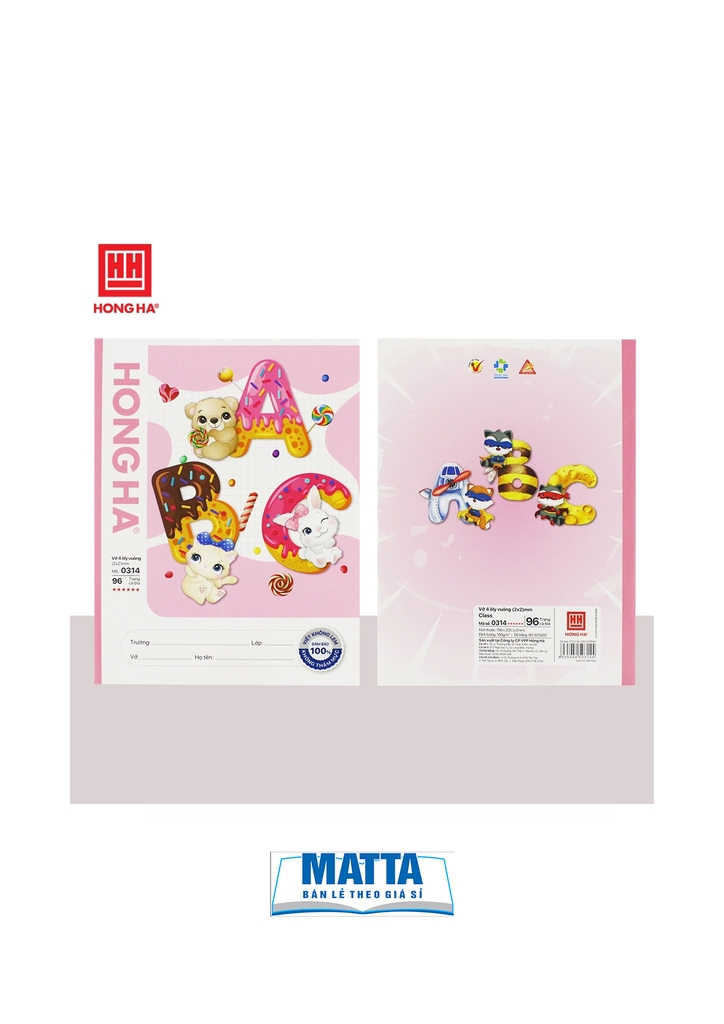 Vở Học Sinh Hồng Hà 96tr