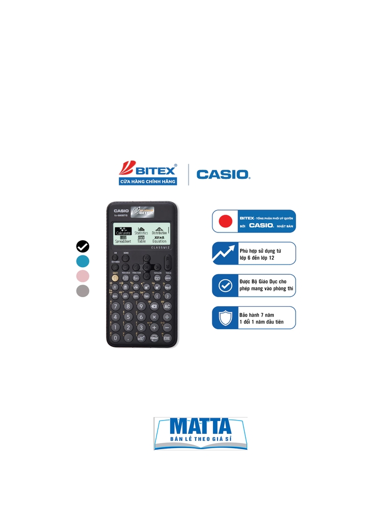 Máy tính casio 880BTG