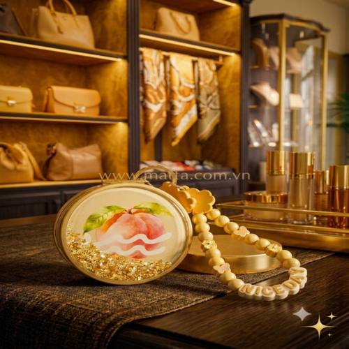 Gương túi 2 mặt nhũ ZT185