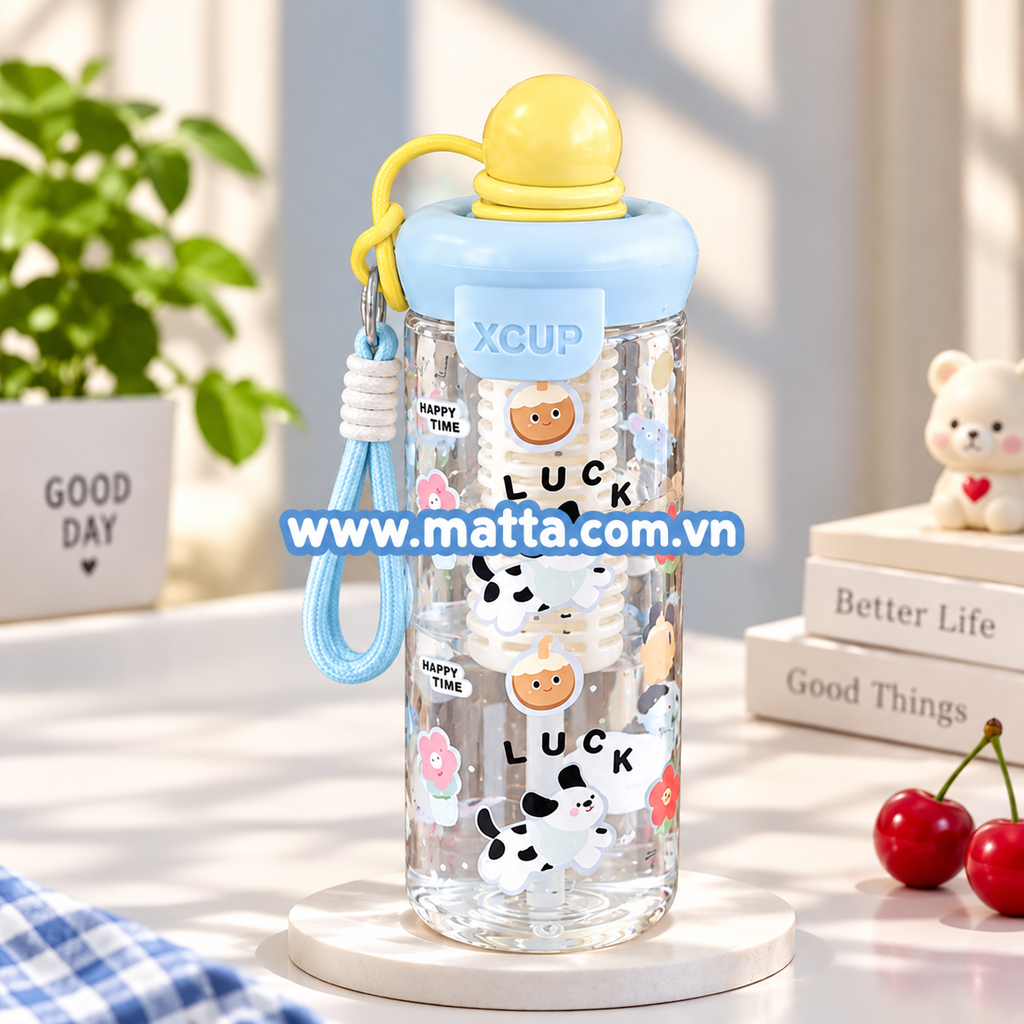 Bình nước nhựa Happy Time XCup
