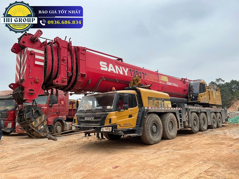 Xe Cẩu Bánh Lốp SANY 450T SAC4500T- Đời 2021 - Xe Cẩu Trung Quốc