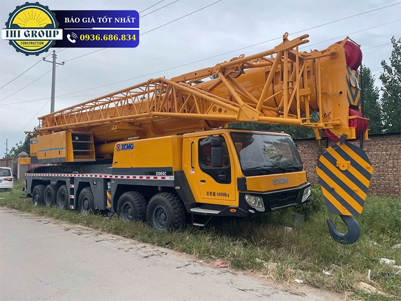 Xe Cẩu Bánh Lốp XCMG 130K6- Đời 2013 - Nhập Khẩu Trung Quốc