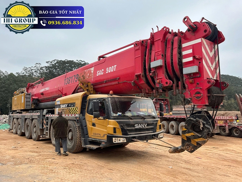 Xe Cẩu Bánh Lốp SANY 450T SAC4500T- Đời 2021 - Xe Cẩu Trung Quốc