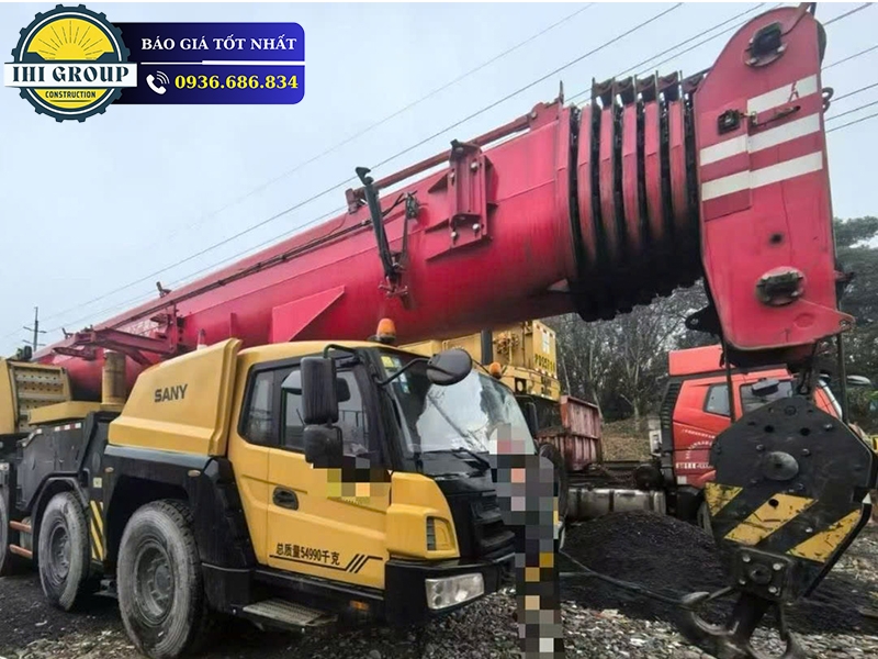 Xe Cẩu Bánh Lốp SANY 100 TẤN – Đời 2024 - Xe cẩu Trung Quốc