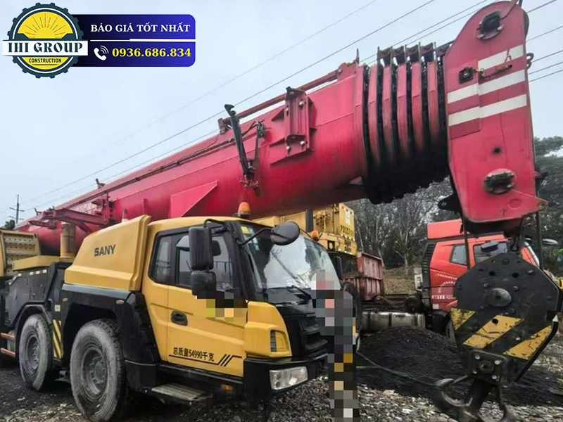 Xe Cẩu Bánh Lốp SANY 100 TẤN – Đời 2024 - Xe cẩu Trung Quốc