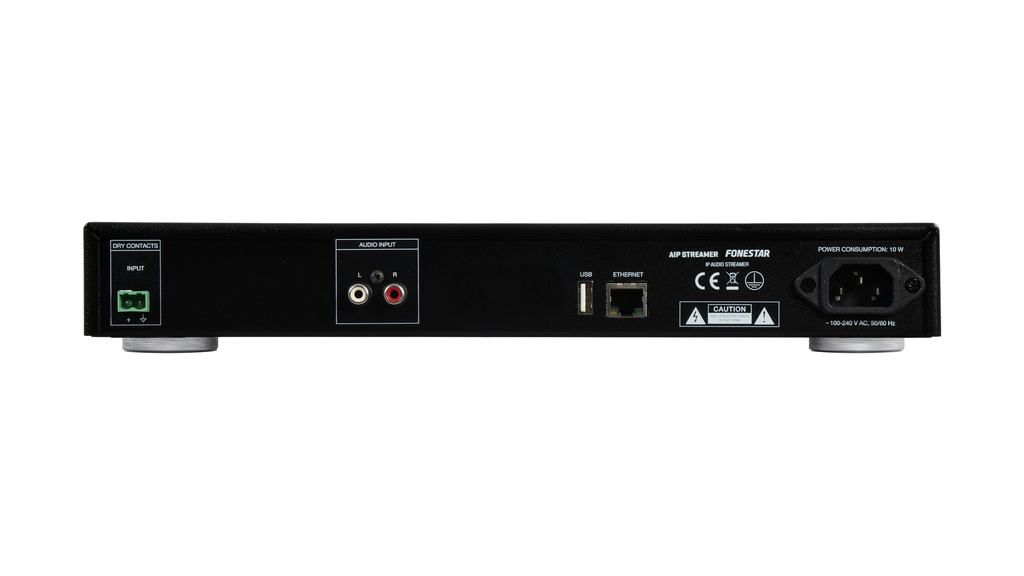 Thiết bị phát và tạo nguồn âm thanh (player/generator) trong hệ thống Audio over IP FONESTAR AIP-STREAMER