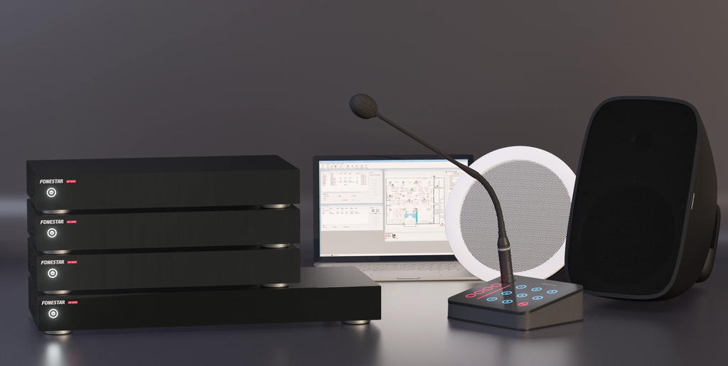 Thiết bị phát và tạo nguồn âm thanh (player/generator) trong hệ thống Audio over IP FONESTAR AIP-STREAMER