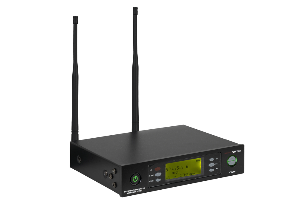Bộ thu micro không dây 1 kênh UHF True Diversity FONESTAR MSHR-45-631