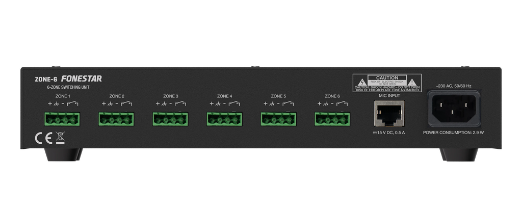 Bộ chọn vùng âm thanh 6 vùng FONESTAR ZONE-6