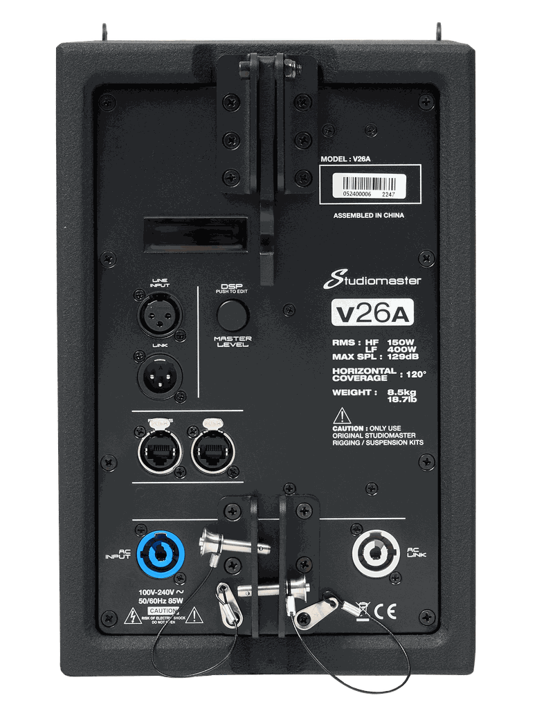 Loa Line array đồng trục liền công suất StudioMaster V26A