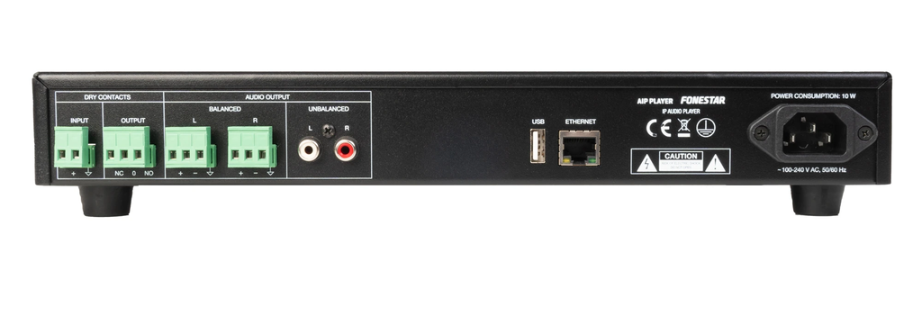 Bộ phát âm thanh IP đa hướng thông qua mạng cục bộ Fonestar Model: AIP-PLAYER