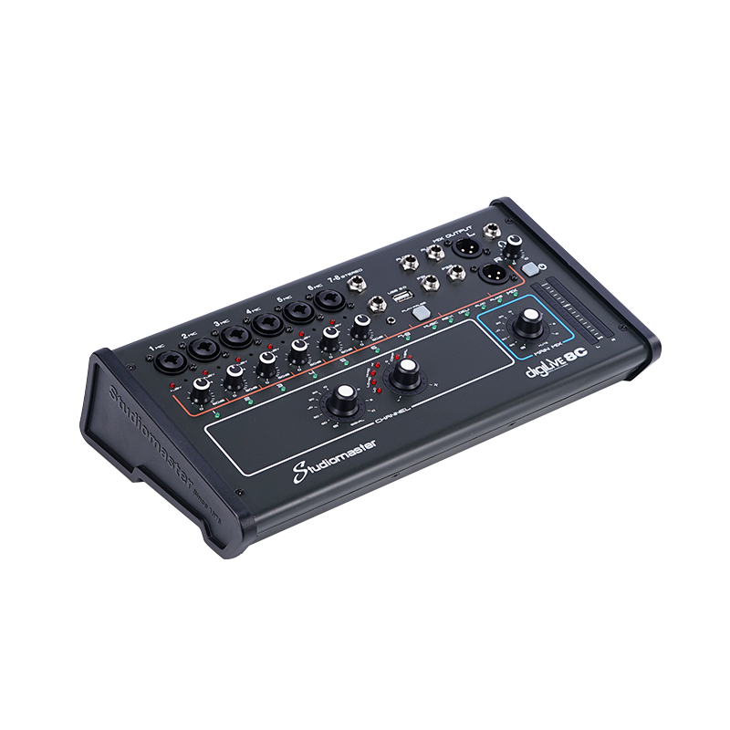 Bộ trộn kỹ thuật số 8 kênh StudioMaster Digilive 8C