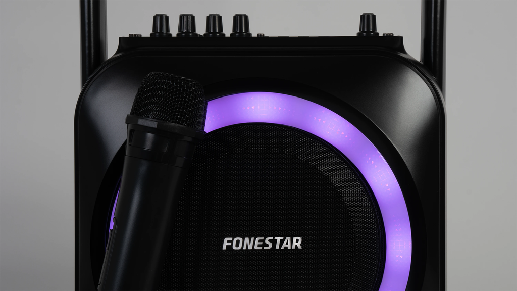 Loa di động công suất 35W hiệu Fonestar Model: BOX-35LED