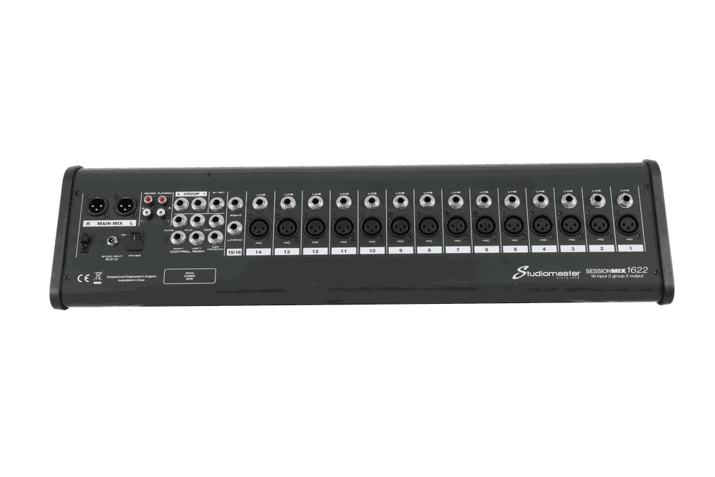 Bộ trộn analog 16 kênh có ngõ usb, sdcard StudioMaster SESSIONMIX 1622