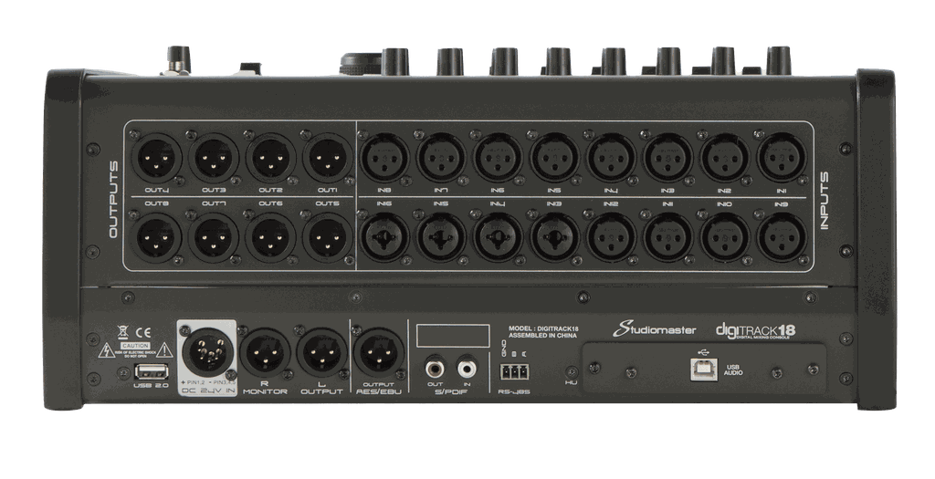 Bộ trộn kỹ thuật số 18 kênh StudioMaster Digitrack18