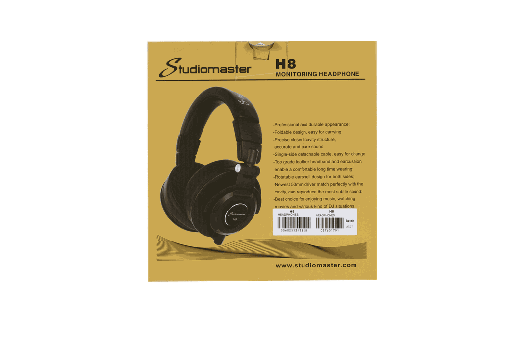Tai nghe có dây StudioMaster Model: H8