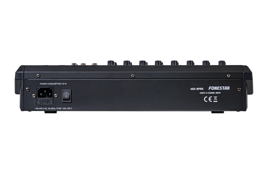 Bộ trộn âm thanh 8 đường Fonestar Model: MIX-8PRO